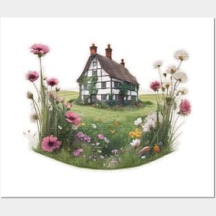 Country farm house Posters and Art